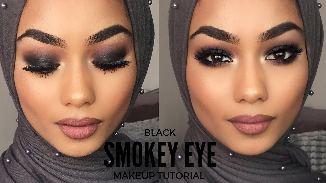 Cool Black Eye Makeup Black Smokey Eye Makeup Tutorial Youtube