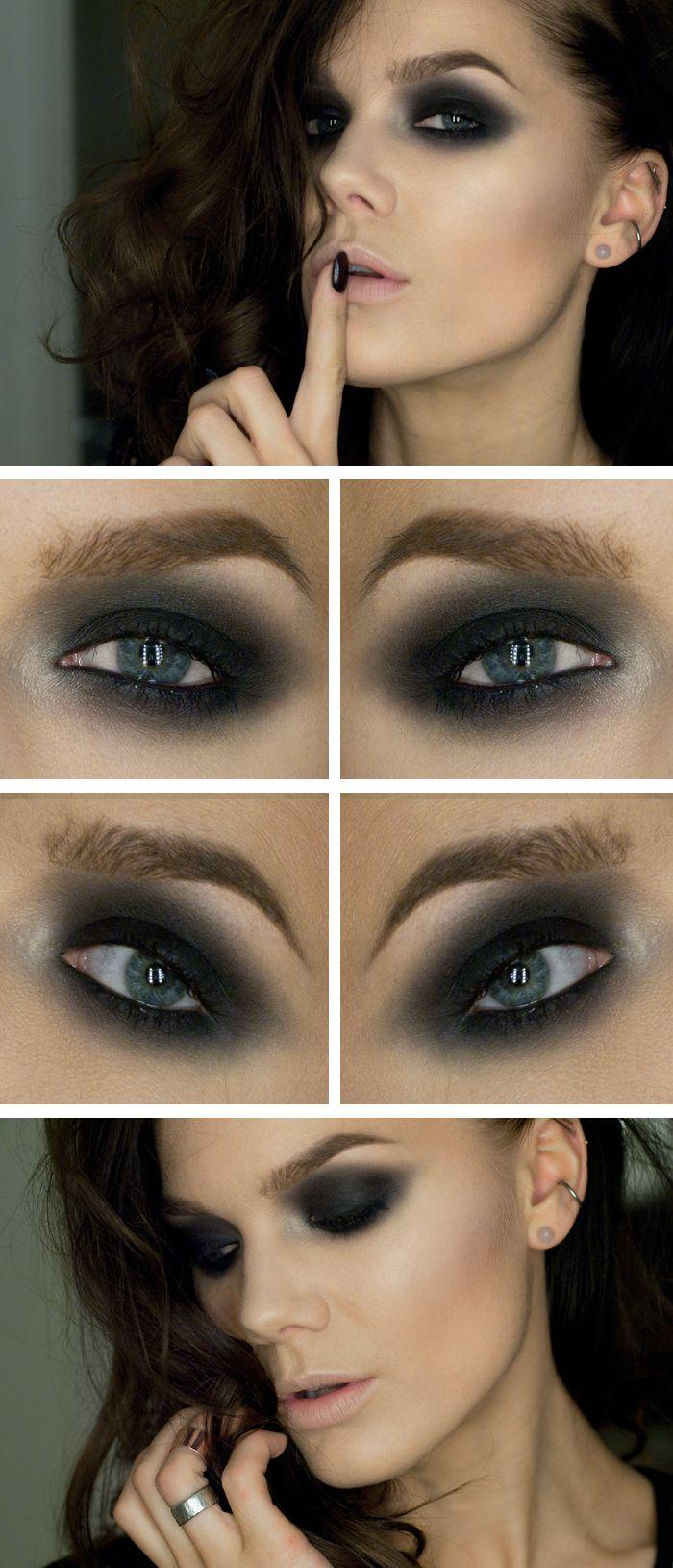 Cool Black Eye Makeup Dark Eye Makeup 2751322 Weddbook