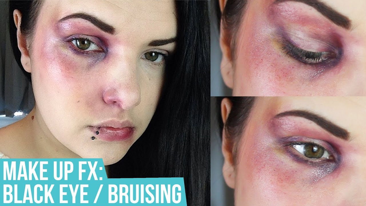 Cool Black Eye Makeup Makeup Sfx Black Eye Bruising Youtube