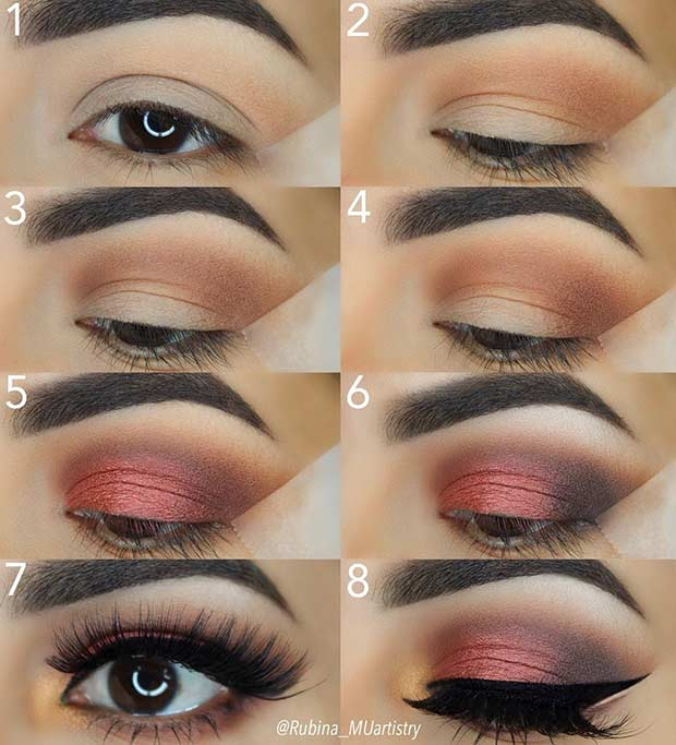 Cool Eye Makeup Step By Step 21 Easy Step Step Makeup Tutorials From Instagram Stayglam