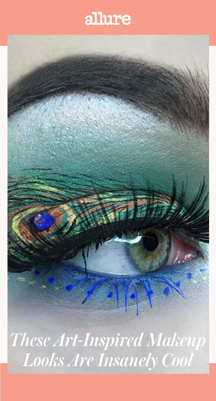 Cool Eye Makeup This Teenagers Art Inspired Makeup Looks Are Insanely Cool Allure