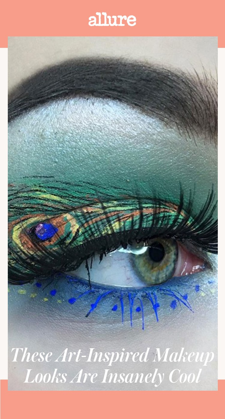 Cool Eye Makeup This Teenagers Art Inspired Makeup Looks Are Insanely Cool Allure