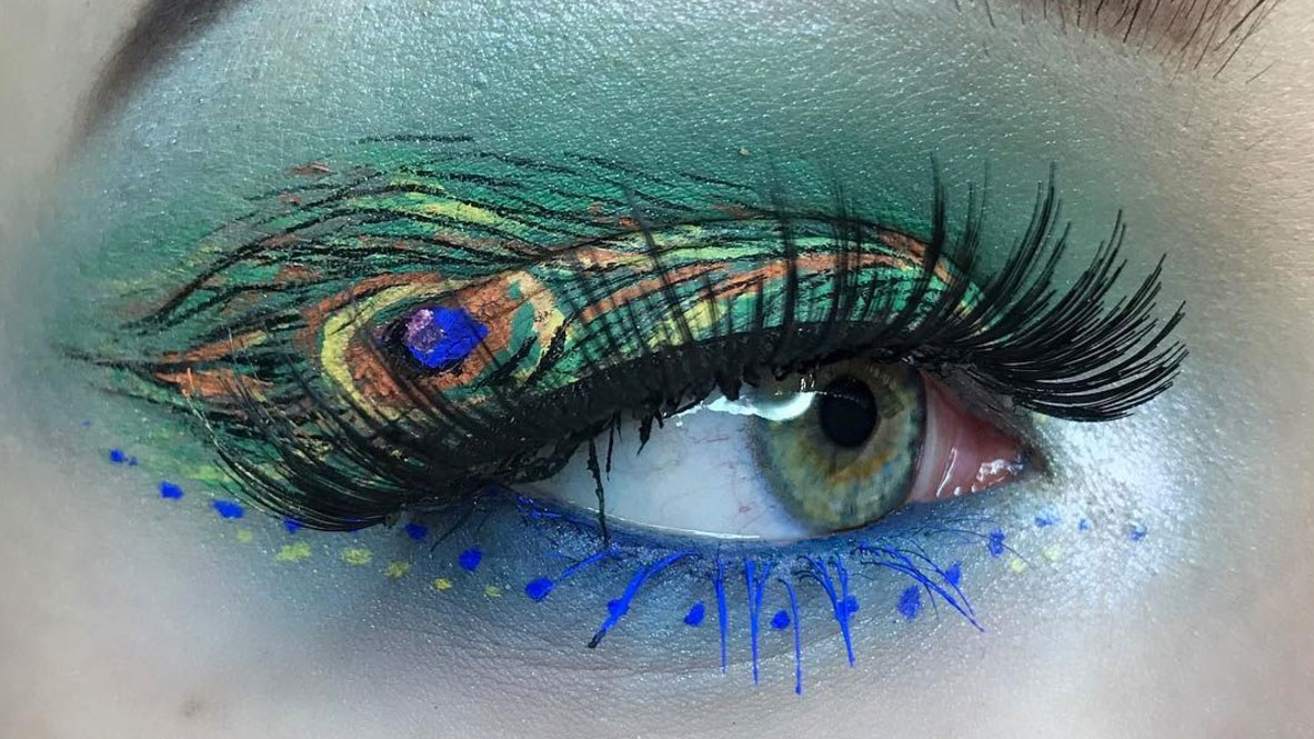 Cool Eye Makeup This Teenagers Art Inspired Makeup Looks Are Insanely Cool Allure