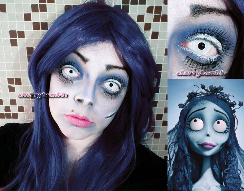 Crazy Eye Makeup Tutorial Corpse Bride Makeup Tutorial 8 Easy Steps 7 Steps