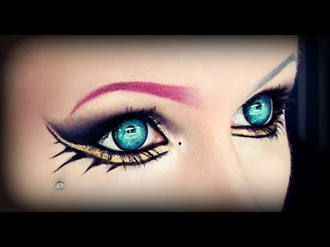 Crazy Eye Makeup Tutorial Crazy Cleopatra Eye Makeup Tutorial Cira Las Vegas Youtube