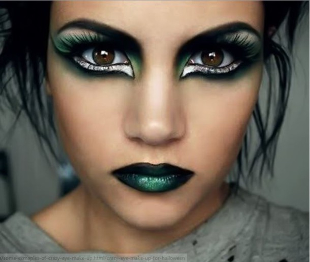 Crazy Eye Makeup Tutorial Crazy Eye Make Up For Halloween Eye Makeup Ideas For Natural Brown