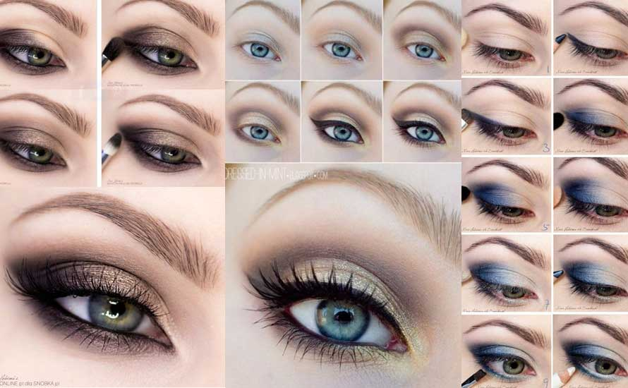 Dark Eye Makeup Step By Step 10 Quick Easy Step Step Smokey Eye Makeup Tutorials 2019