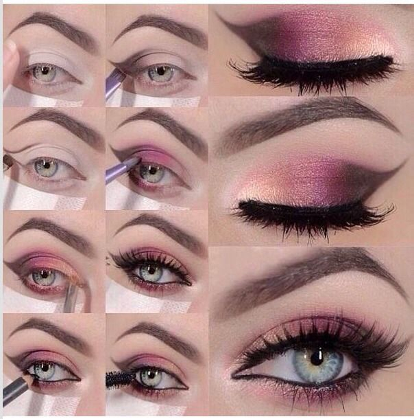 Dark Eye Makeup Step By Step 14 Pretty Pink Smokey Eye Makeup Looks Pretty Designs