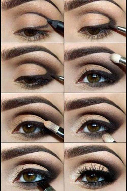 Dark Eye Makeup Step By Step 25 Gorgeous Eye Makeup Tutorials For Beginners Of 2019