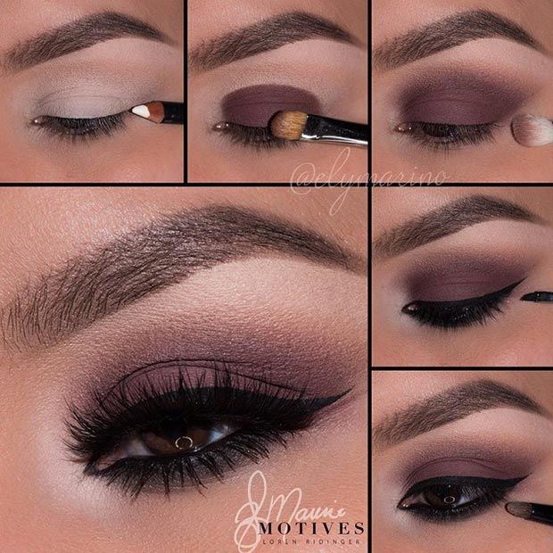 Dark Eye Makeup Step By Step Best Ideas For Makeup Tutorials Dark Brown Matte Eye Look