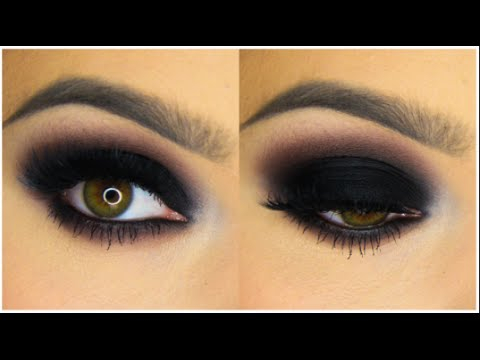 Dark Eye Makeup Step By Step Classic Black Smokey Eye Tutorial Youtube