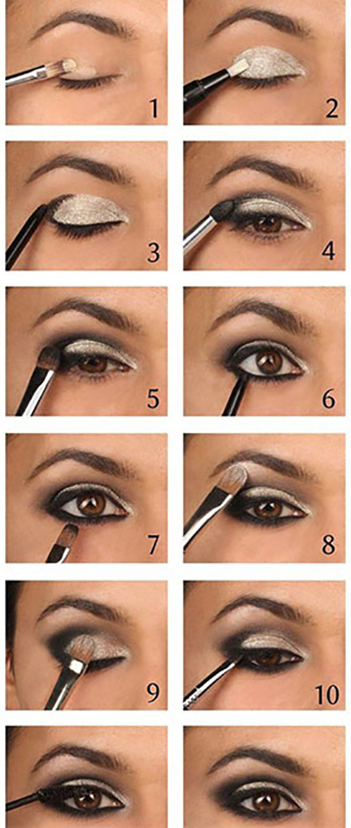 Dark Eye Makeup Step By Step How To Do Smokey Eye Makeup Top 10 Tutorial Pictures For 2019