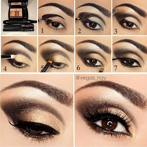 Dark Eye Makeup Step By Step How To Do Smokey Eye Makeup Top 10 Tutorial Pictures For 2019