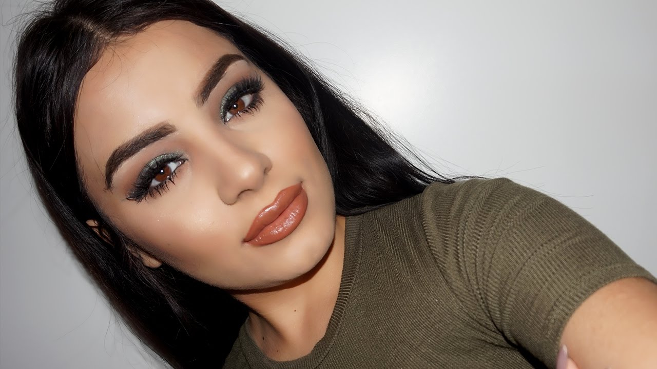 Dark Eyes Makeup Makeup For Brown Eyes Green Smokey Eye Tutorial Thanias Beauty