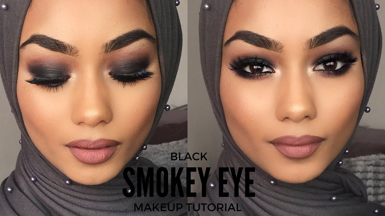 Dark Shadow Eye Makeup Black Smokey Eye Makeup Tutorial Youtube