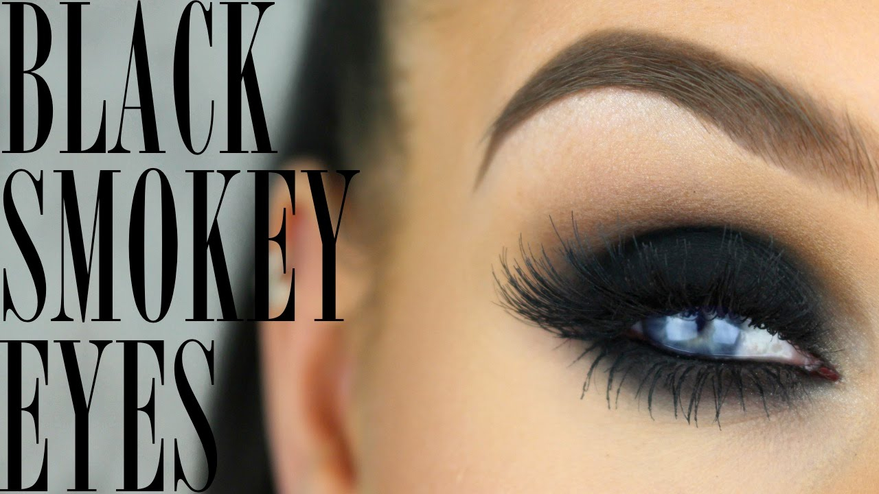 Dark Shadow Eye Makeup The Perfect Black Smokey Eye Makeup Tutorial Youtube