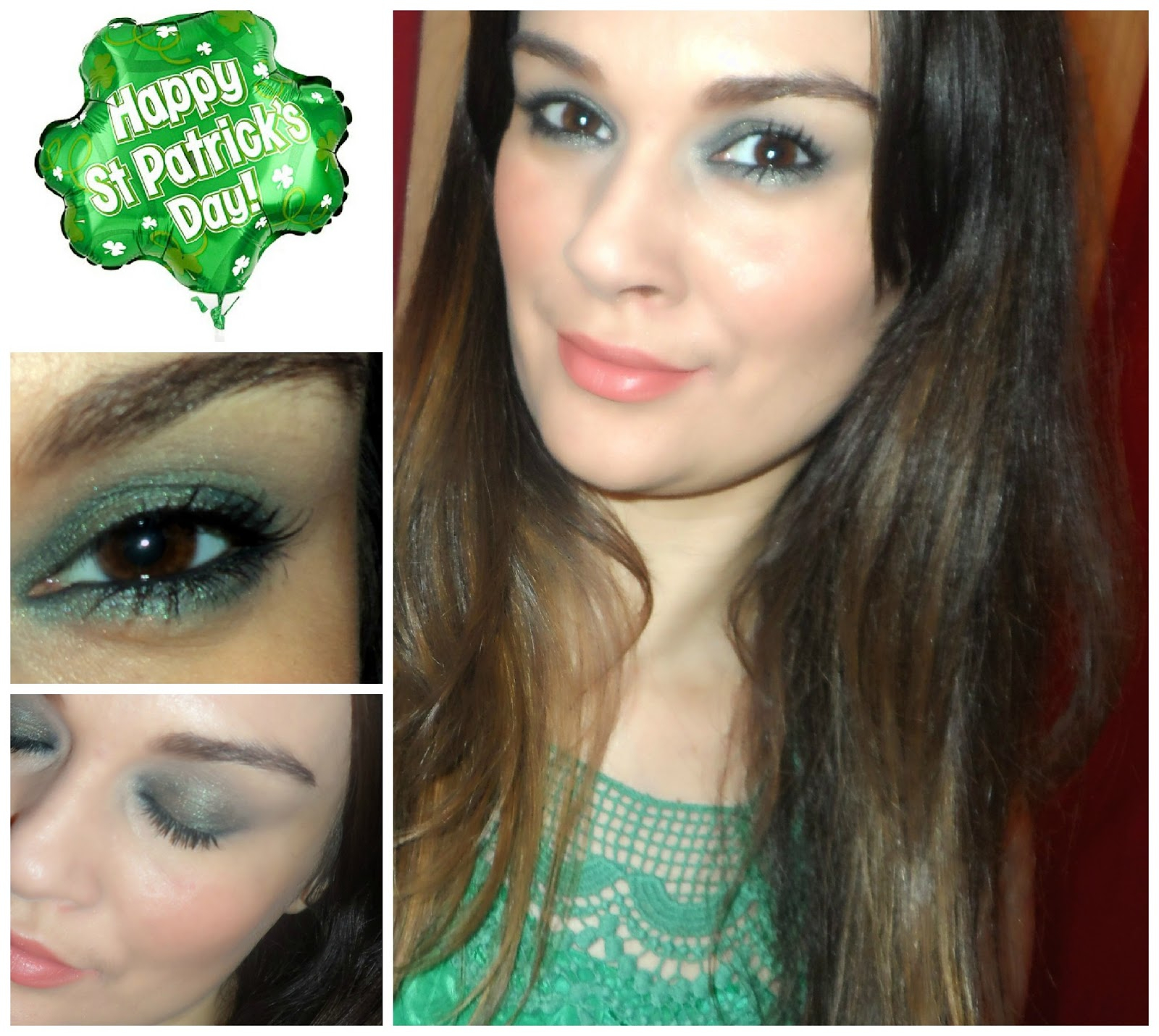 Day Party Eye Makeup Beautiful Me Plus You Easy Green Smokey Eye For The St Patricks