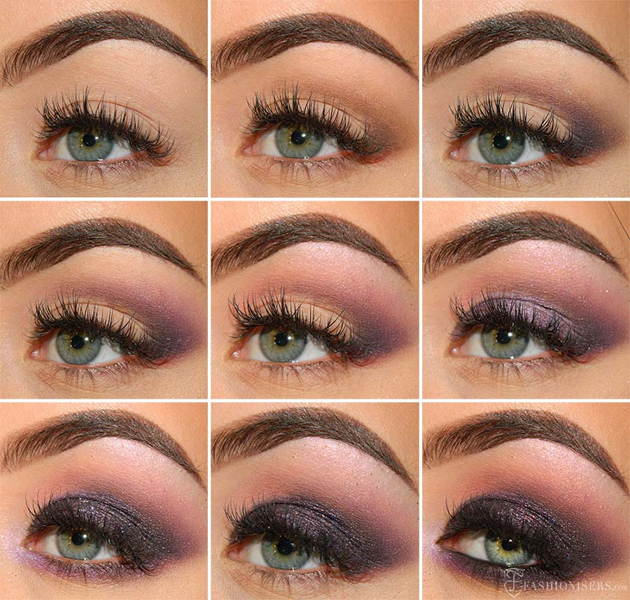 Deep Purple Eye Makeup Deep Purple Smokey Eye Makeup Tutorial Fashionisers