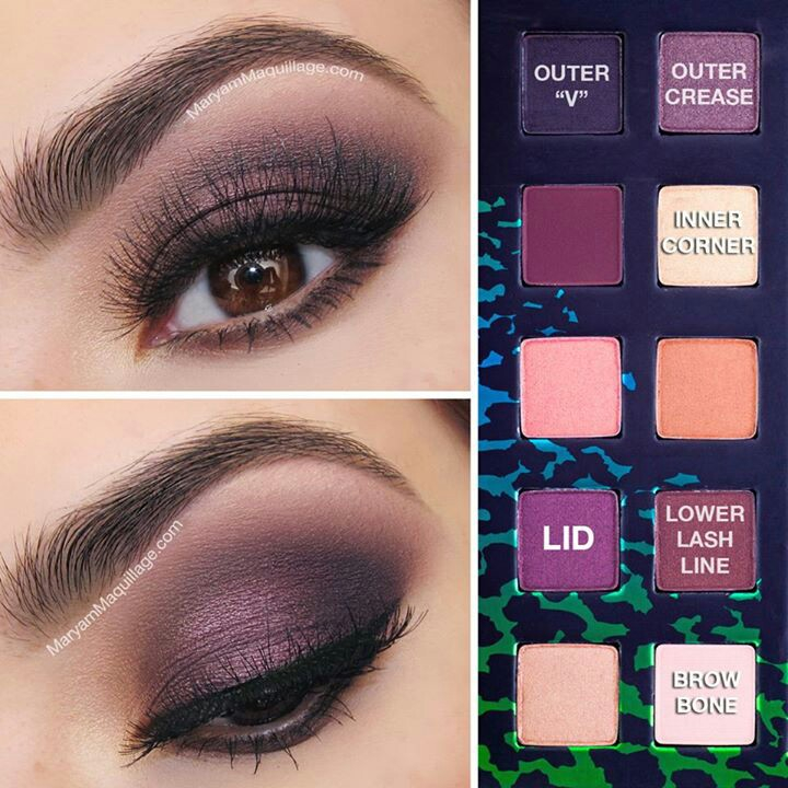 Deep Purple Eye Makeup Pretty In Purple Smokey Eye Makeup I Love Cute Makeup