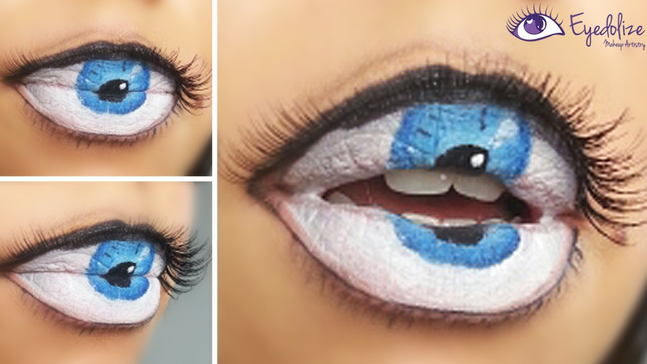 Design Of Eyes Makeup Eye Lipstick Third Eye Halloween Tutorial Eyedolize Makeup