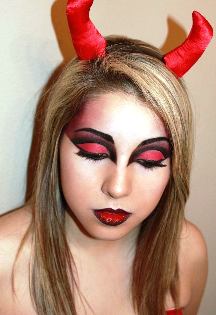 Devil Costume Eye Makeup 20 Devil Halloween Makeup Ideas For Women Flawssy