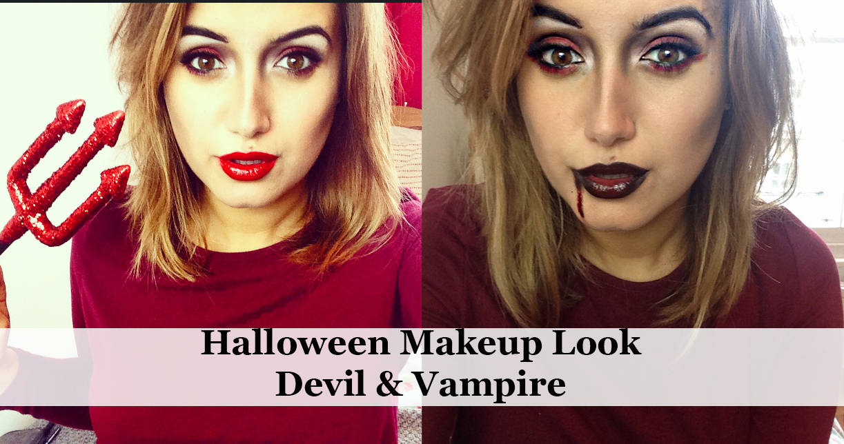 Devil Costume Eye Makeup Halloween Makeup Look Vampire Devil A Little Obsessed