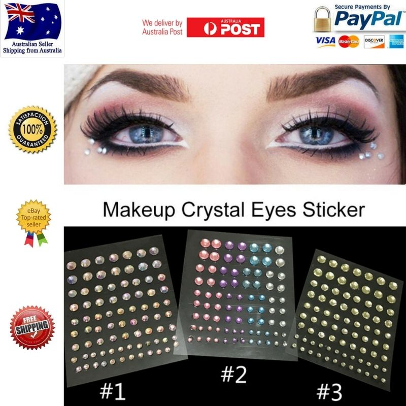 Diamond Eye Makeup Diamond Eye Liner Crystal Eye Makeup Tattoo Sticker Makeup Bridal