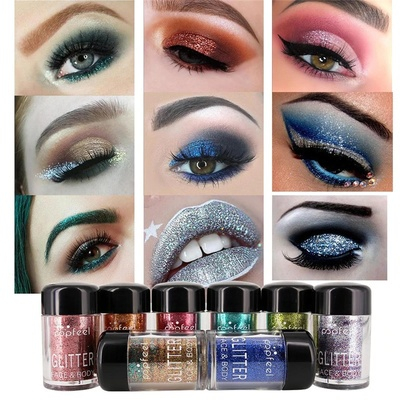 Diamond Eye Makeup Qoo10 Professional 12 Color Glitter Diamond Eyeshadow Palette Set