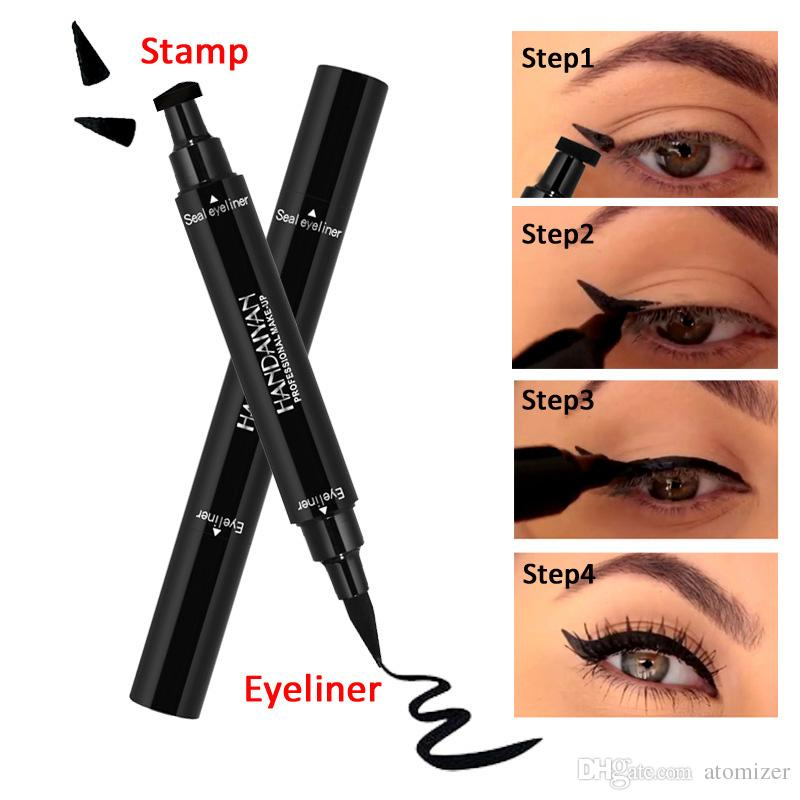 Different Types Of Cat Eye Makeup New Brand Handaiyan Black Eyeliner Liquid Pencil Eyeliner Stamp