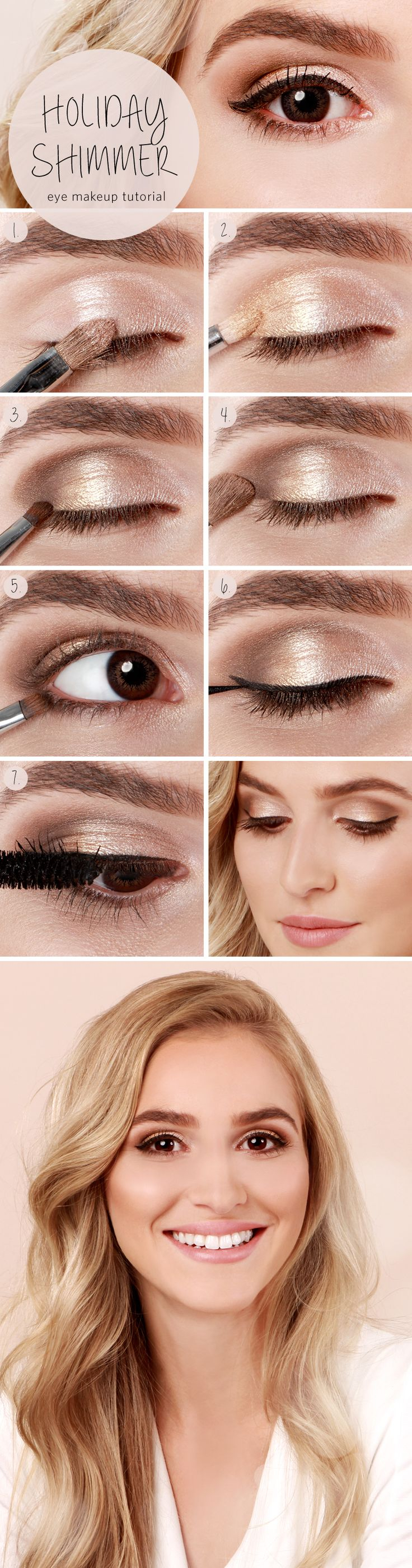 Easy Evening Eye Makeup 27 Pretty Makeup Tutorials For Brown Eyes Styles Weekly