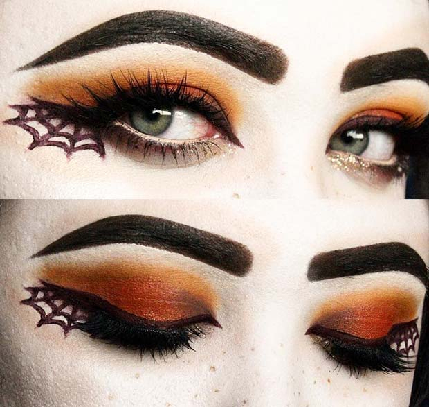 Easy Halloween Eye Makeup 23 Easy Last Minute Halloween Makeup Looks Stayglam