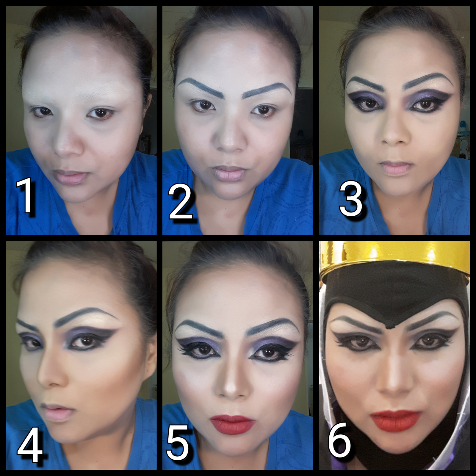Evil Queen Eye Makeup My Evil Queen Makeup Transformation Pam For The Glam