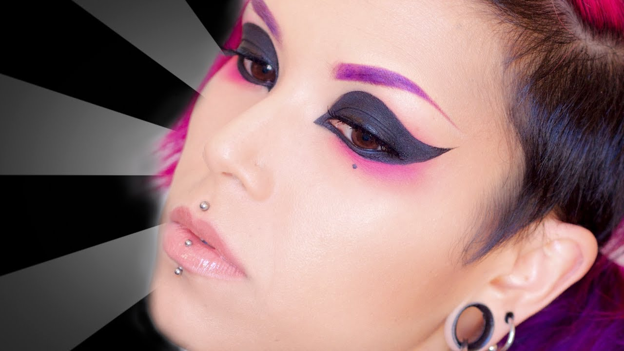 Extreme Eye Makeup Extreme Cat Eye Makeup Tutorial Youtube