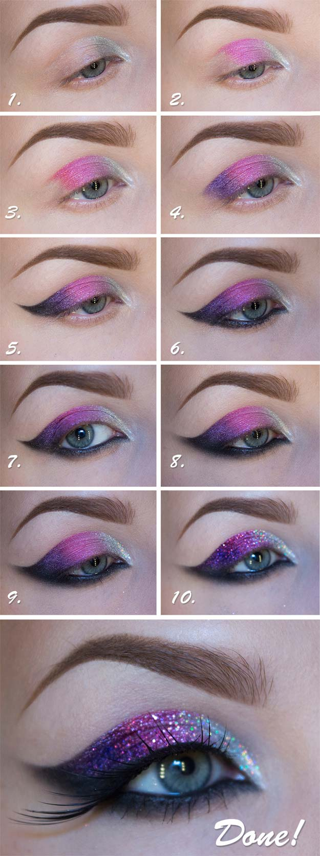 Eye Glitter Makeup 35 Glitter Eye Makeup Tutorials The Goddess