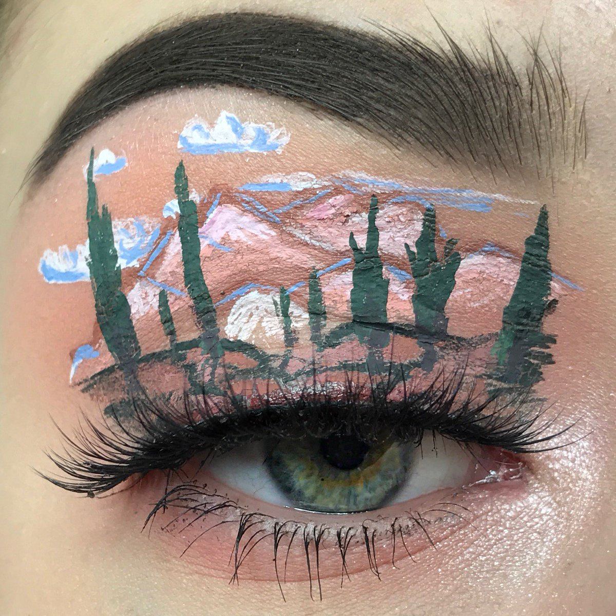 Eye Makeup Art Art Uk On Twitter We Challenged Eye Makeup Artist Stefaniaviks To