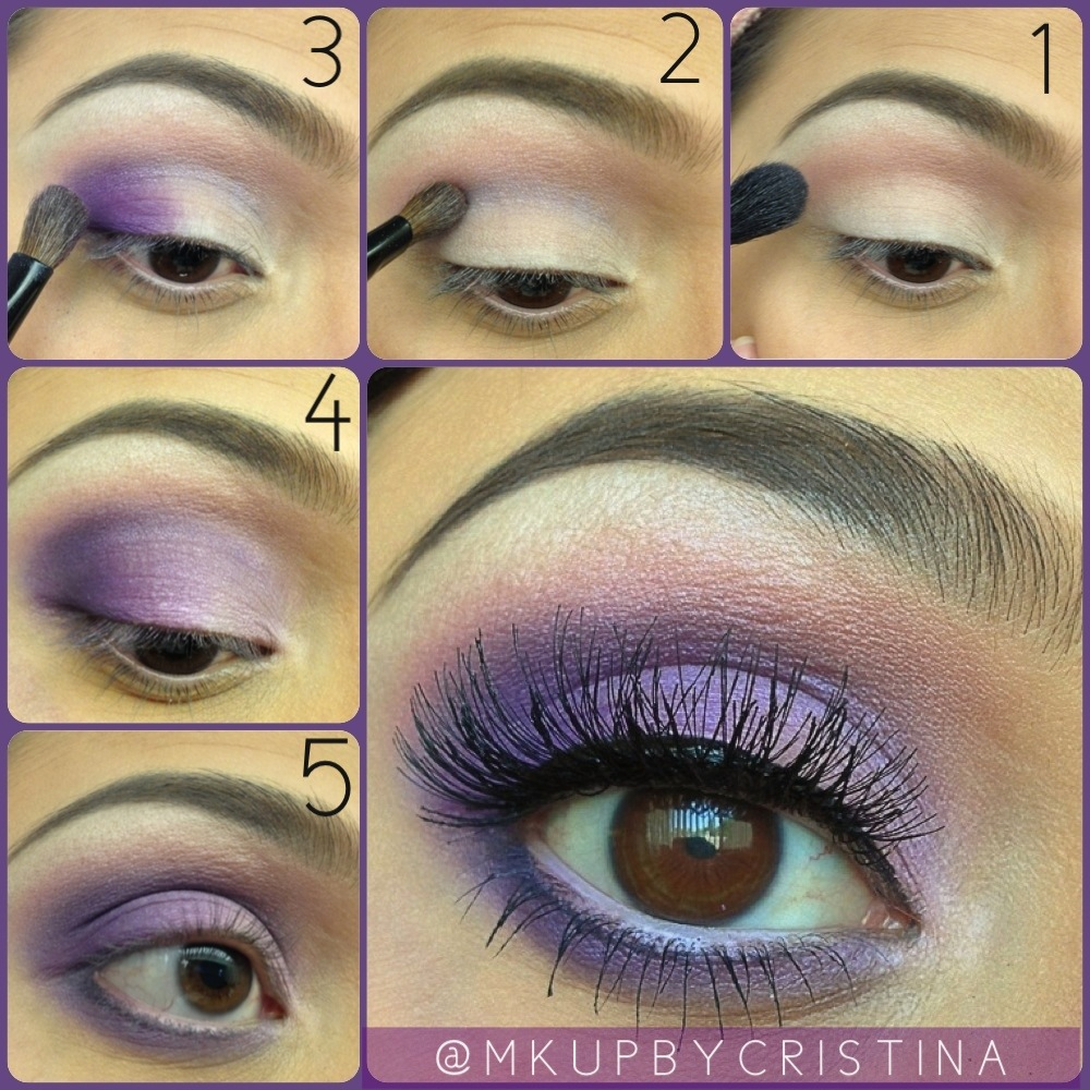 Eye Makeup Art Step Step Purple Eye Makeup Tutorial Los Angeles Makeup Artist