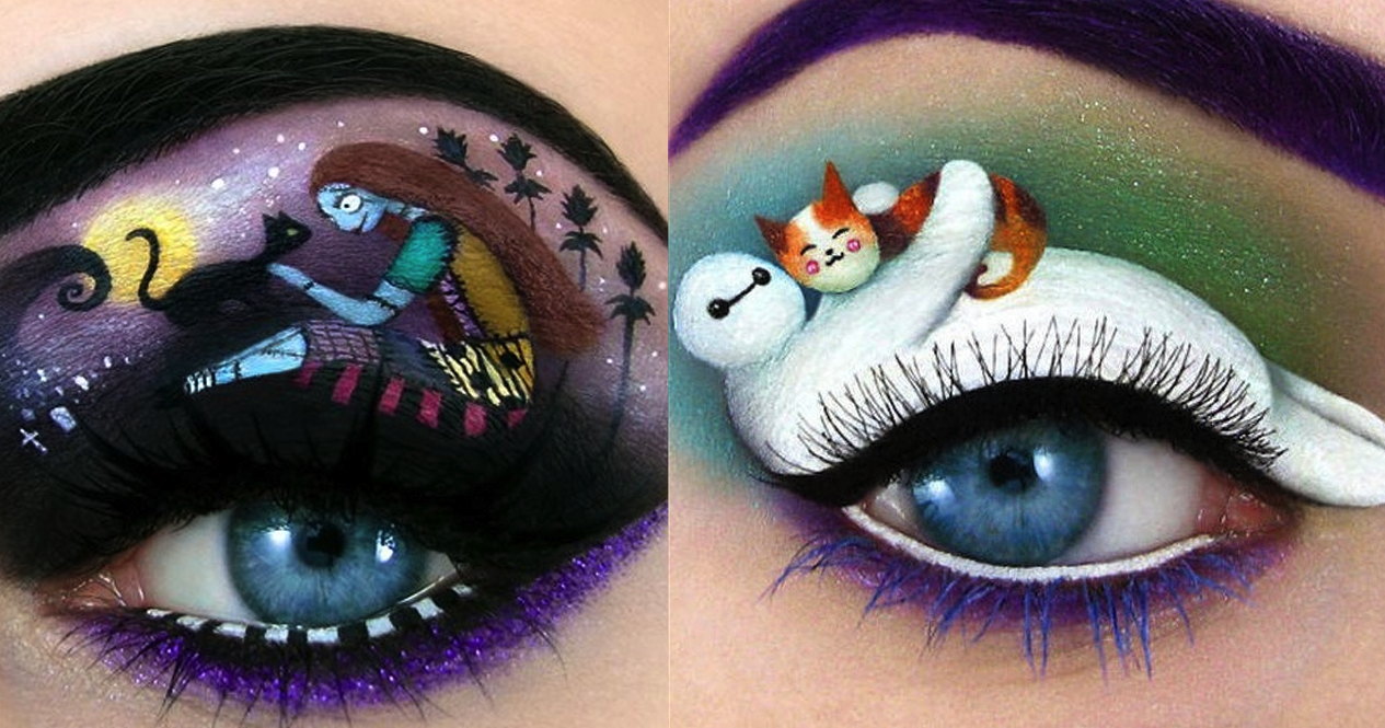 Eye Makeup Art This Disney And Fairy Tail Inspired Eye Makeup Art Is Stunning