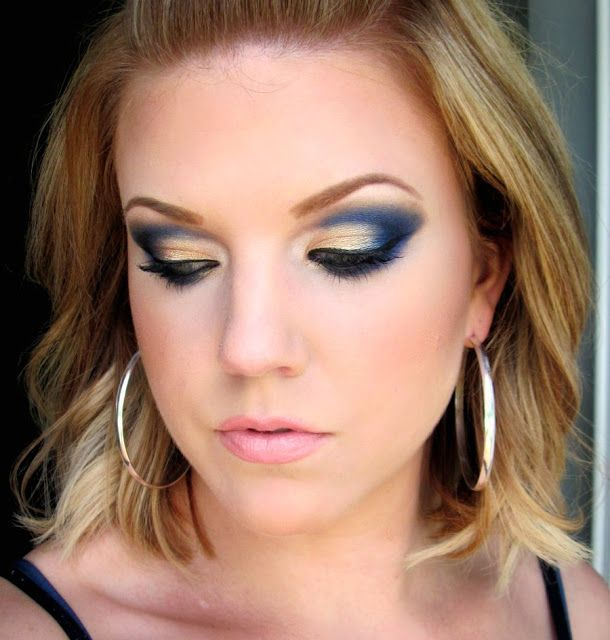 Eye Makeup For Beige Dress 12 Gorgeous Blue And Gold Eye Makeup Looks And Tutorials Pretty