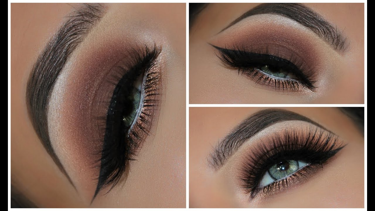 Eye Makeup For Brown Eyes Steps A Simple Brown Smokey Eyeshadow Look Amys Makeup Box Youtube