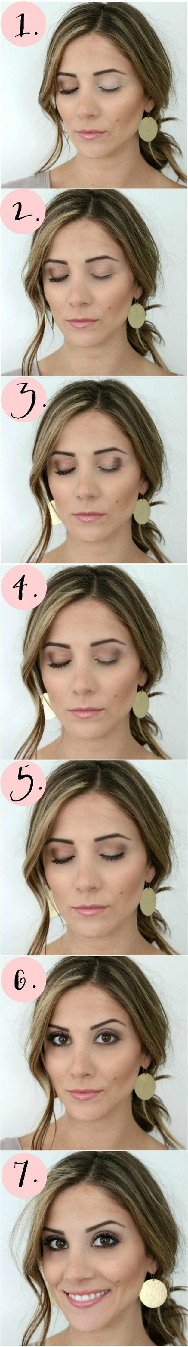 Eye Makeup For Brown Eyes Steps Gorgeous Easy Makeup Tutorials For Brown Eyes Makeup Tutorials