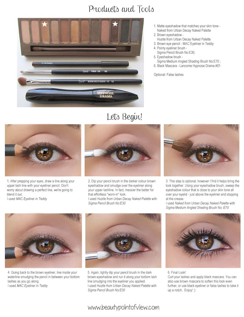 Eye Makeup For Dark Brown Eyes Simple Everyday Eye Makeup Beauty Point Of View Everyday Eye