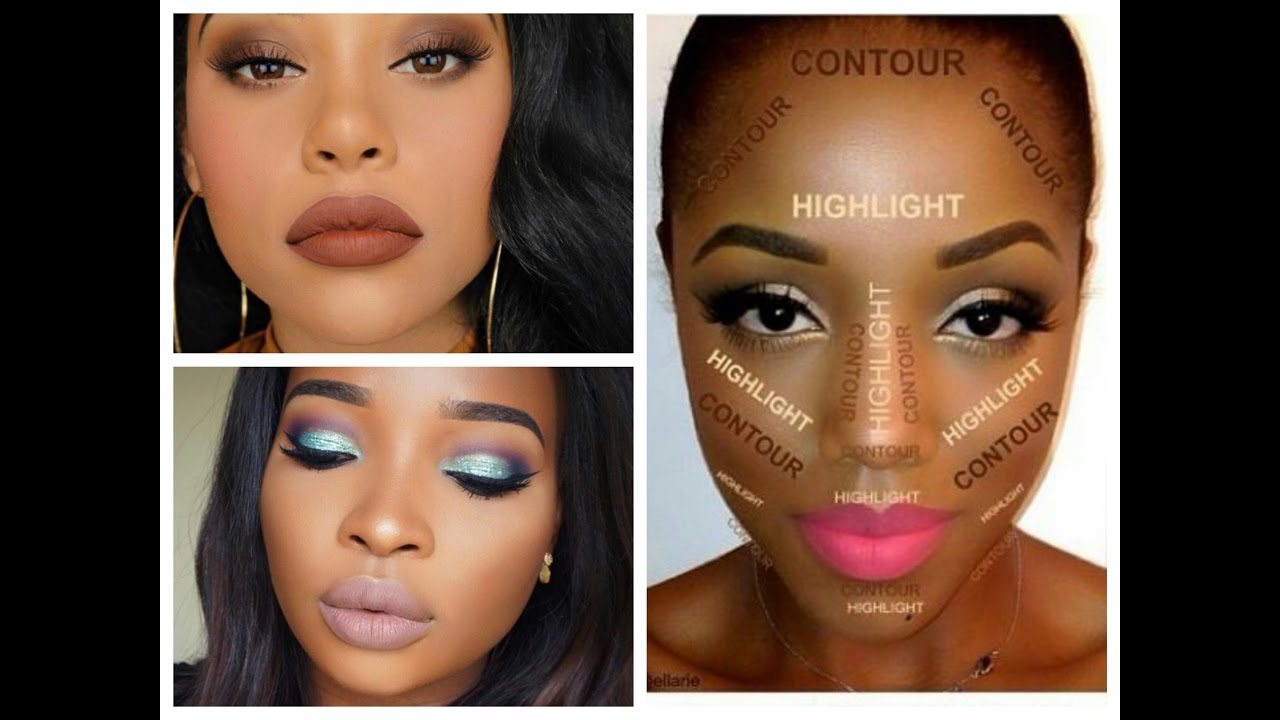 Eye Makeup For Dark Skin Tone Best Makeup Looks For Black Women Dark Skin Contouring And