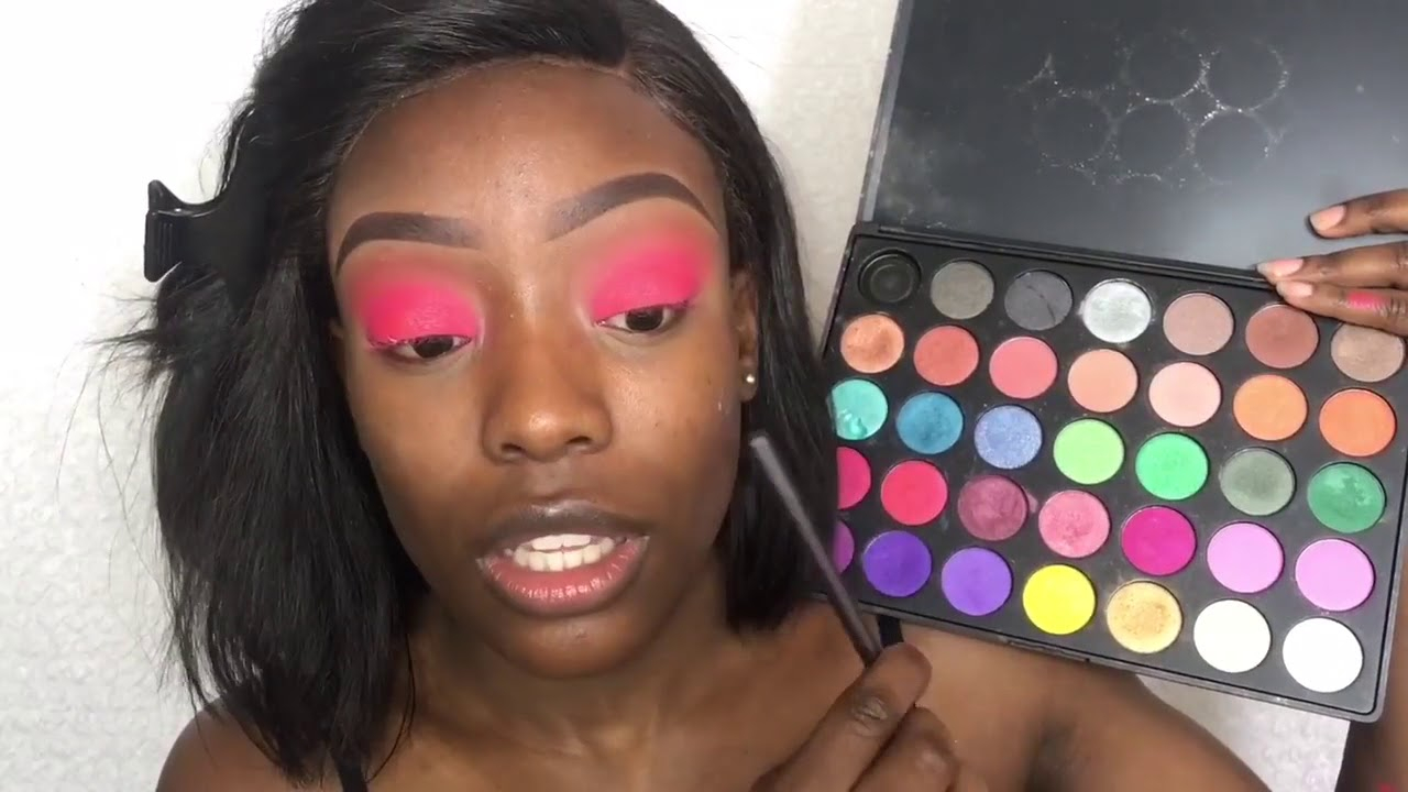 Eye Makeup For Dark Skin Tone Bright Eyes Makeup Tutorial For Dark Skin Tones Ft Mshere Hair