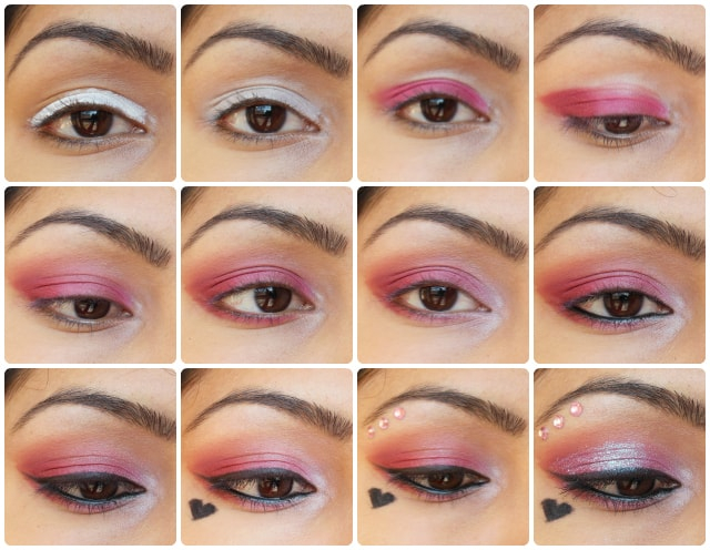 Eye Makeup For Day Eye Makeup Tutorial Valentines Day Special Pink Love Beauty