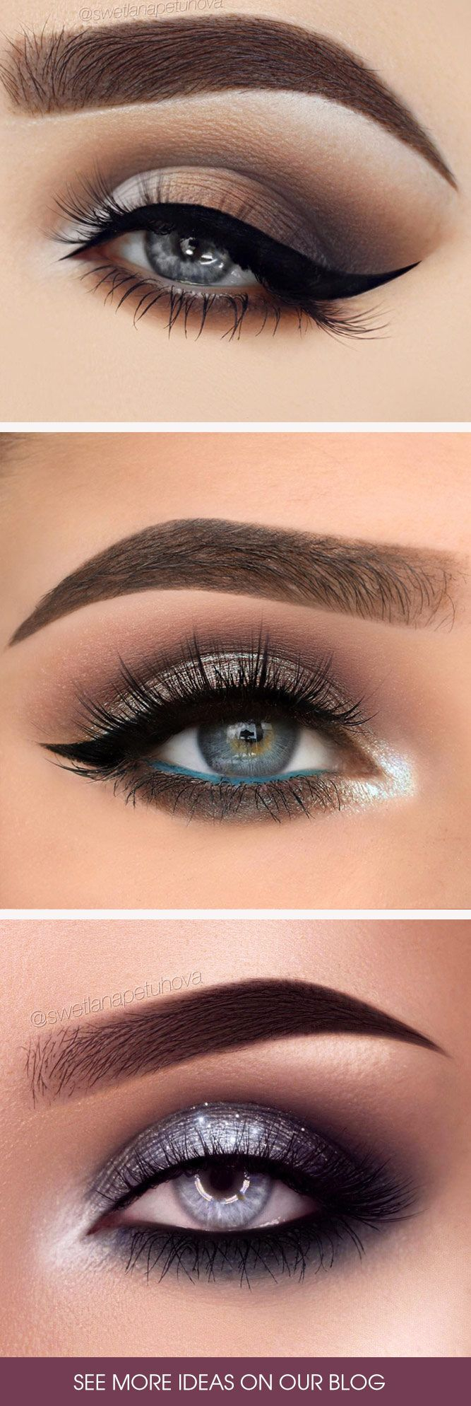 Eye Makeup For Grey Eyes 18 Stunning Eye Shadow Looks For Gorgeous Grey Eyes