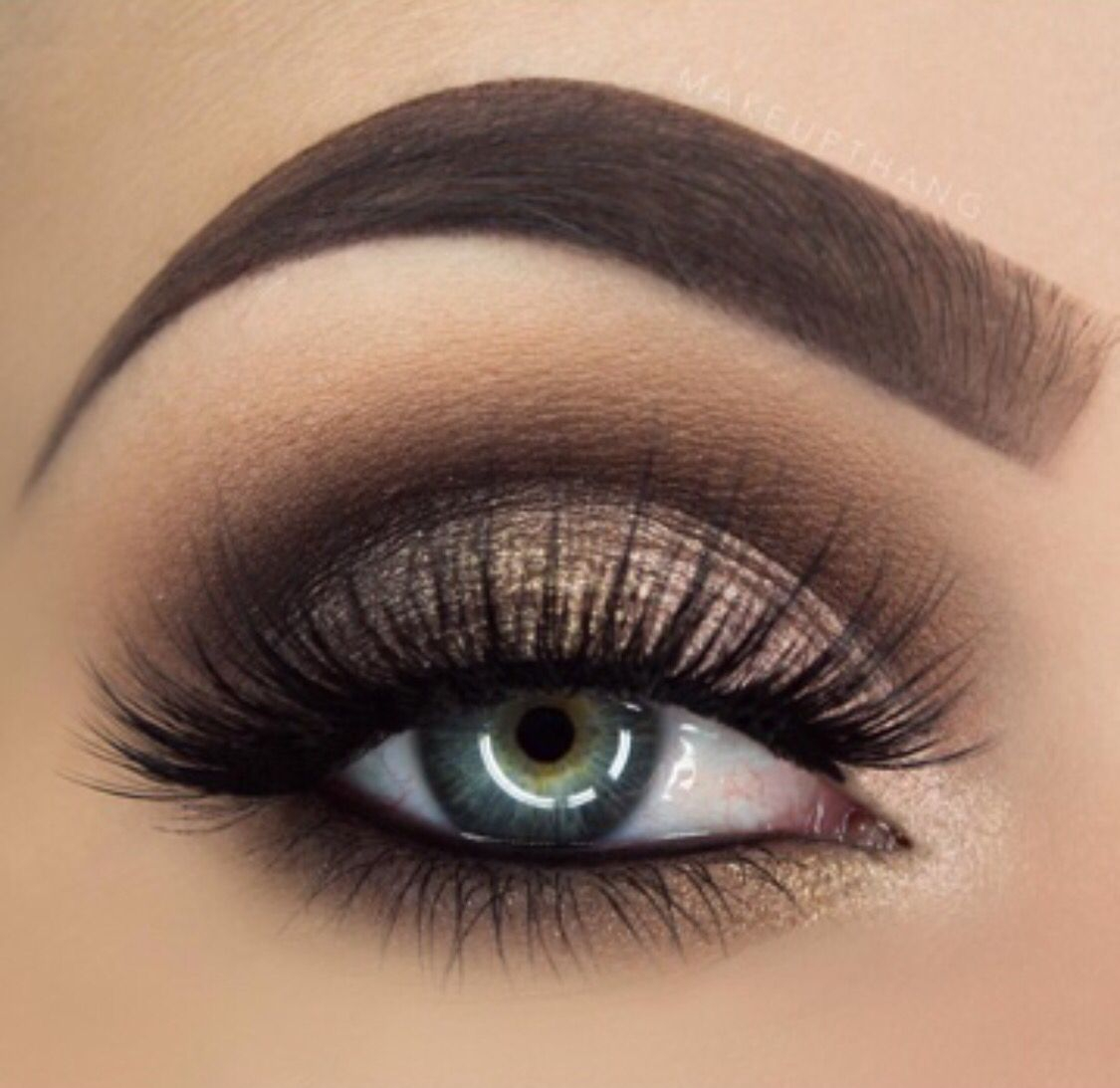 Eye Makeup For Grey Eyes Beautiful Dark Smokey Eye Maquillaje Pinterest Dark Smokey Eye