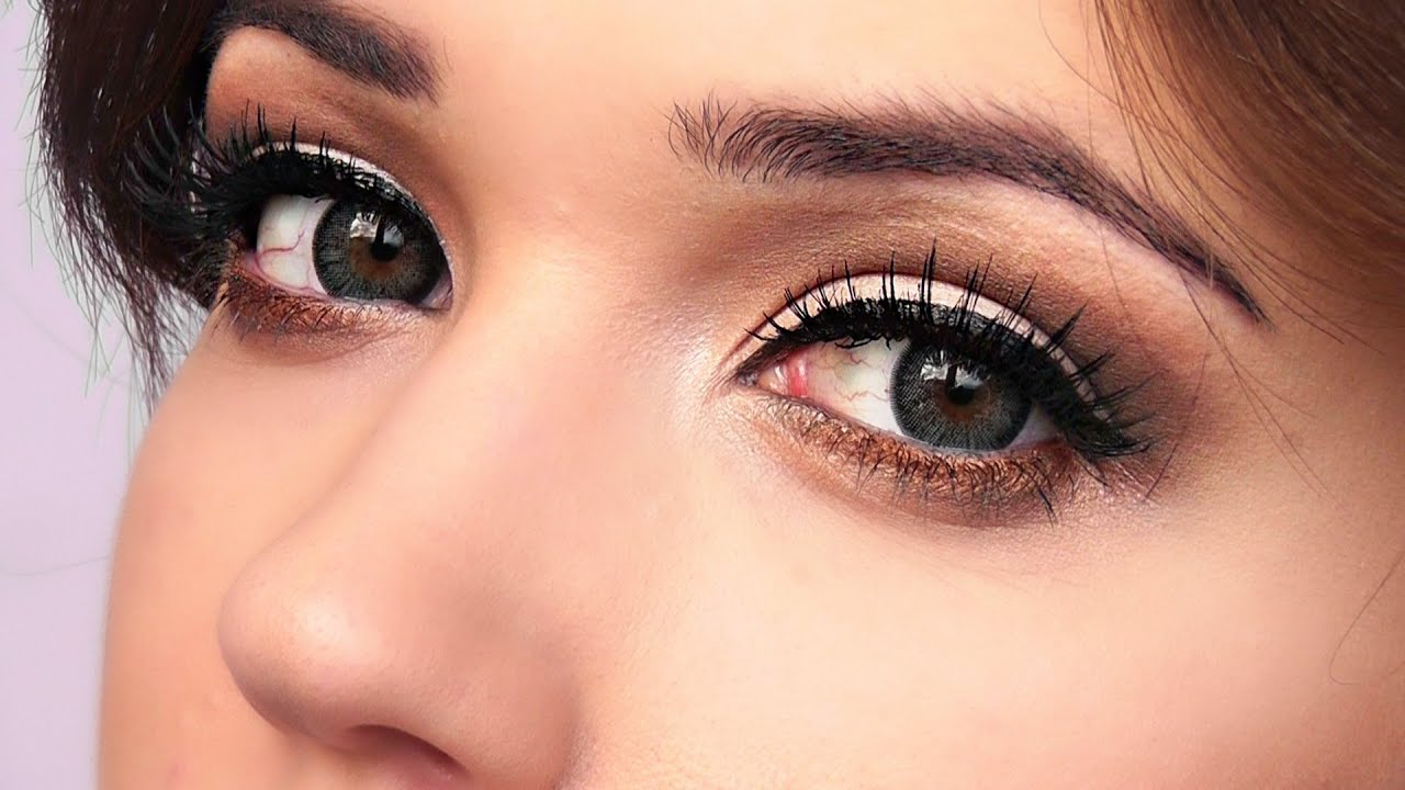 Eye Makeup For Grey Eyes Makeup For Grey Eyes Youtube