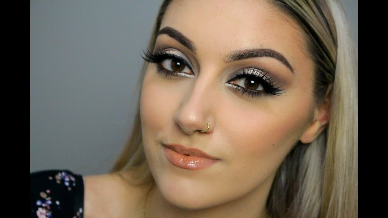 Eye Makeup For Grey Eyes Summer Makeup Grey Eyes Tutorial Youtube