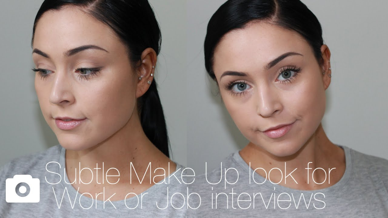Eye Makeup For Interview Subtle Makeup Look For Work Or A Job Interview Youtube