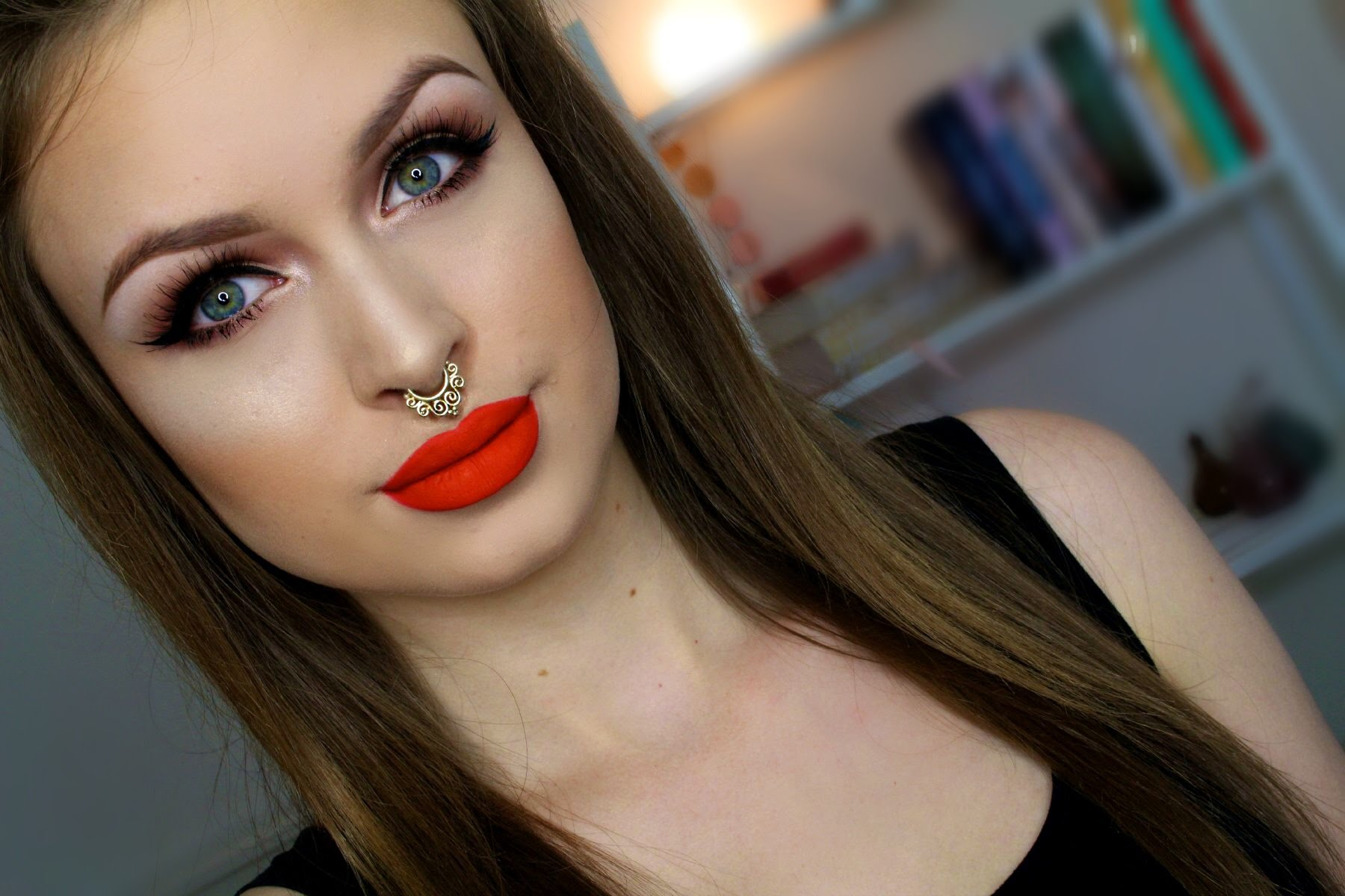 Eye Makeup For Orange Lips Warm Smokey Eye Orange Lips Tutorial Morphe 35o Palette